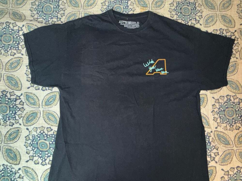 Travis Scott Astroworld 'Wish You Were Here' Europe 2019 Tour T-Shirt
